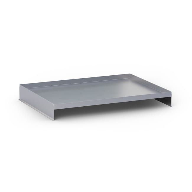 Edelstahl-Boden-Abtropfschale, 15mm Rand